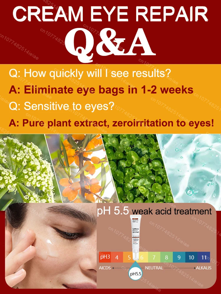 Instantly removes under eye bags,