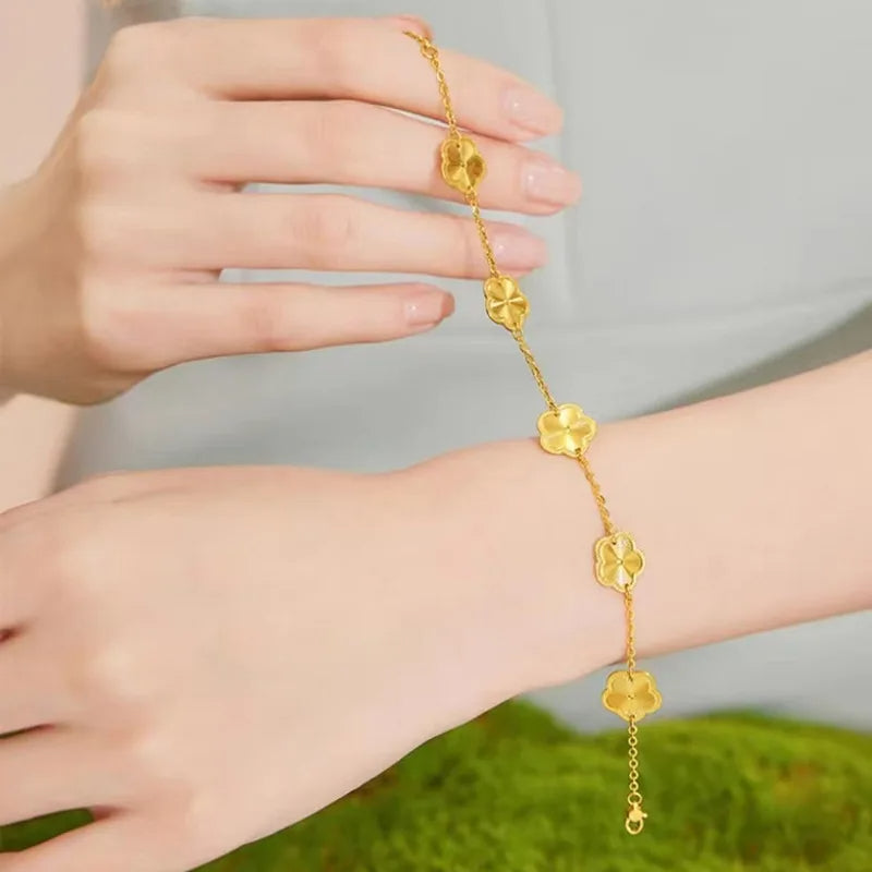 Fashion flower necklace  bracelet earrings set