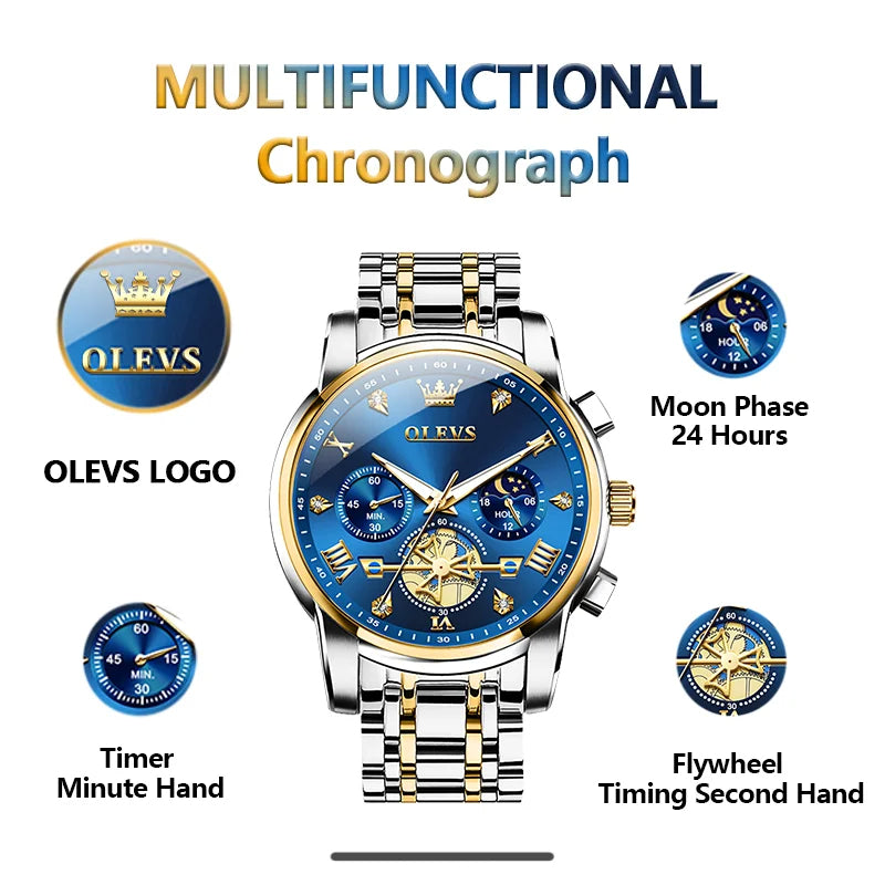 Men's Watches Classic Multifunctional
