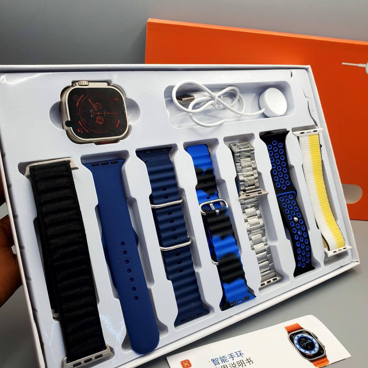 7 in 1 Azadi Sale , Ultra 7 in 1 Smart Watch | 7 Pairs of Straps